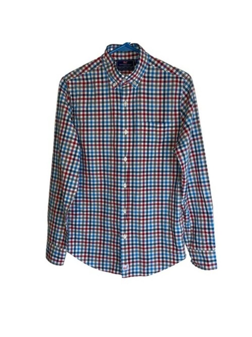Vineyard Vines Performance Classic Fit Murray Shirt Mens XS Plaid Button Down